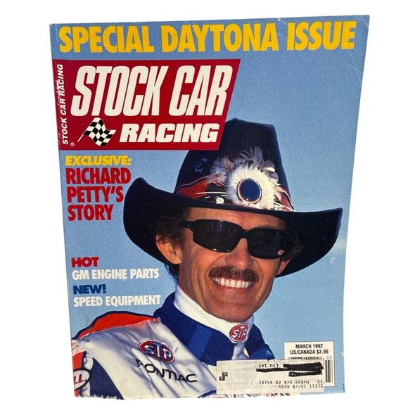 Stock Car Racing Magazine March 1992 Special Daytona Issue Richard Petty NASCAR - Picture 1 of 7